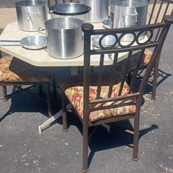 DINNING SET OF 5 PIECES SUPER STRONG DS.