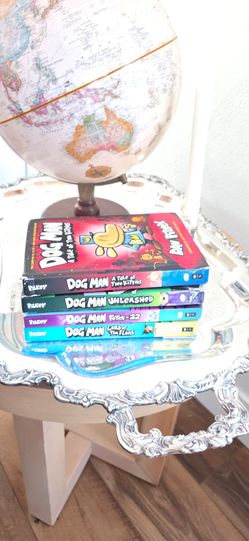 4 dog man books $38