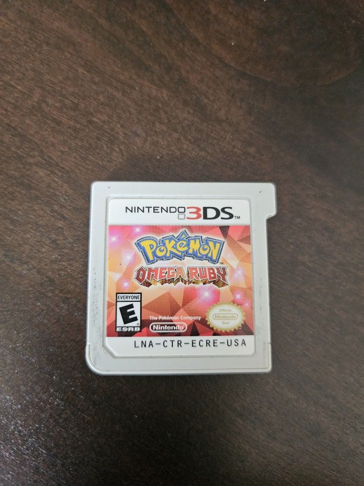 Pokemon Omega Ruby Cartridge Nintendo 3DS