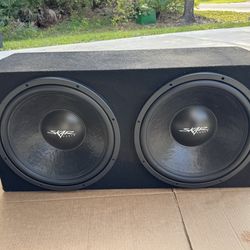 DUAL 12” SUBWOOFER + AMP SET