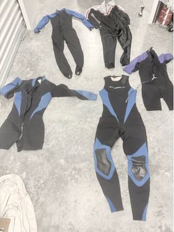 Diving Gear Lot Wet Suit Dry Suit Size 6 / BT/3X (12) Junior/difrent Sizes All S