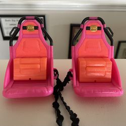 LOL Surprise Playset OMG Doll 2 Front Seats Replacement Parts Pink w/ Seatbelts