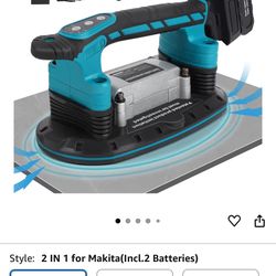 Tile Vibration Machine Installation Tool, Handheld Automatic Tiling Vibrator with Enlarged Suction C