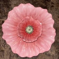 Floral Chip & Dip Ceramic