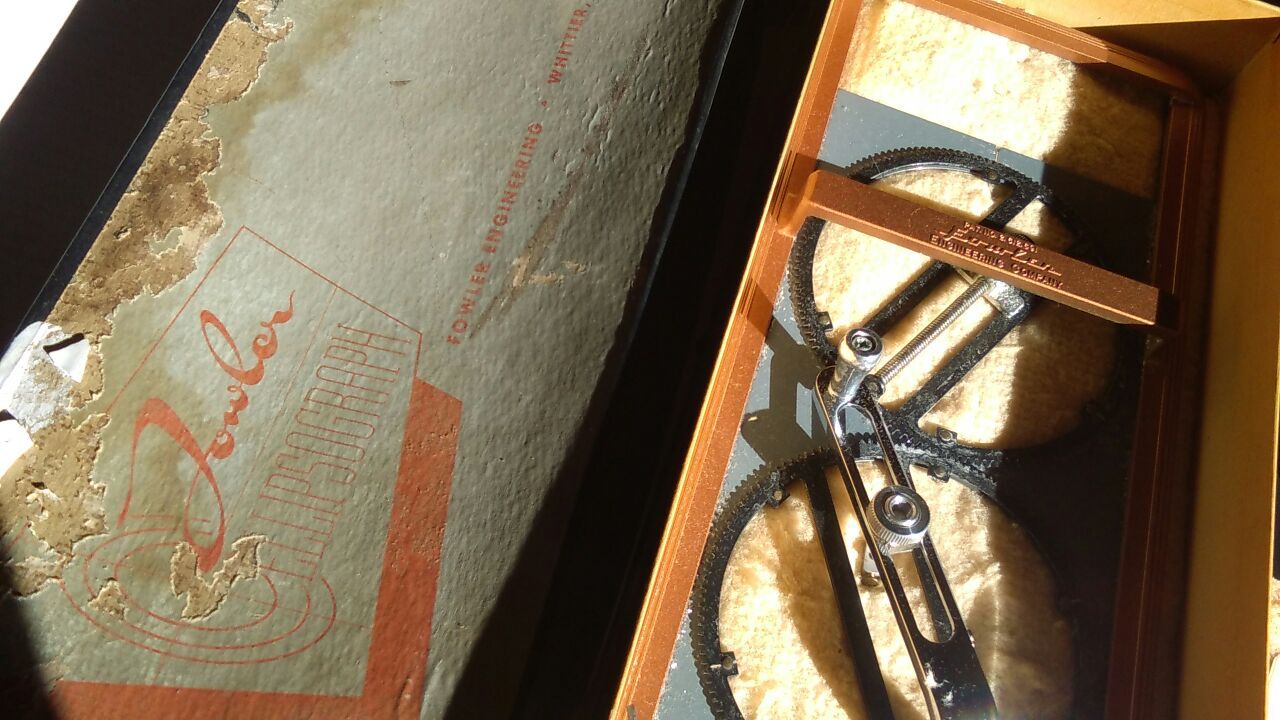 Fowler Ellipsograph drafting tool
