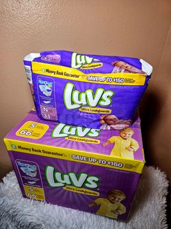 Luvs Diapers Ultra Leakguards size Newborn & size 5