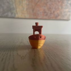 3D Printed Toy Boat (Colorful)