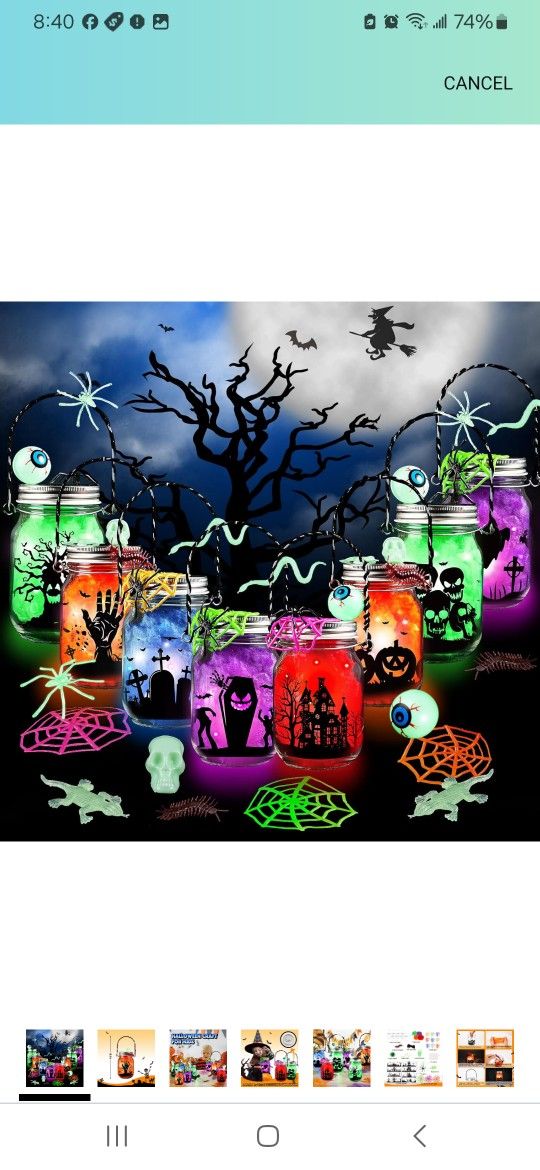 Halloween Craft Kit 8pc $20