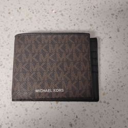 Brand new brown leather Michael kors wallet