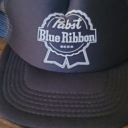 PABST BLUE RIBBON HAT & BEER STEIN