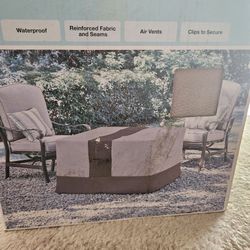 Fwd: Hampton Bay universal large square fire pit cover