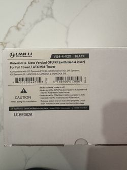 Universal 4-Slots Vertical GPU Kit