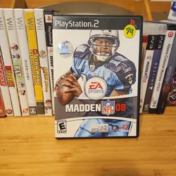 Madden NFL 08 for Play Station 2 Ps2