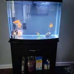 28 gallon bow front aquarium hood clearance