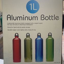 10 Aluminum Liquid Bottles 