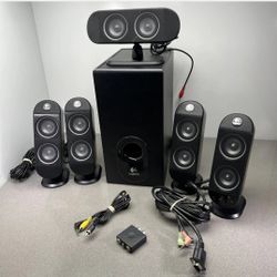 Logitech X-530 5.1 Surround Sound System with  1 Subwoofer 5 Speakers