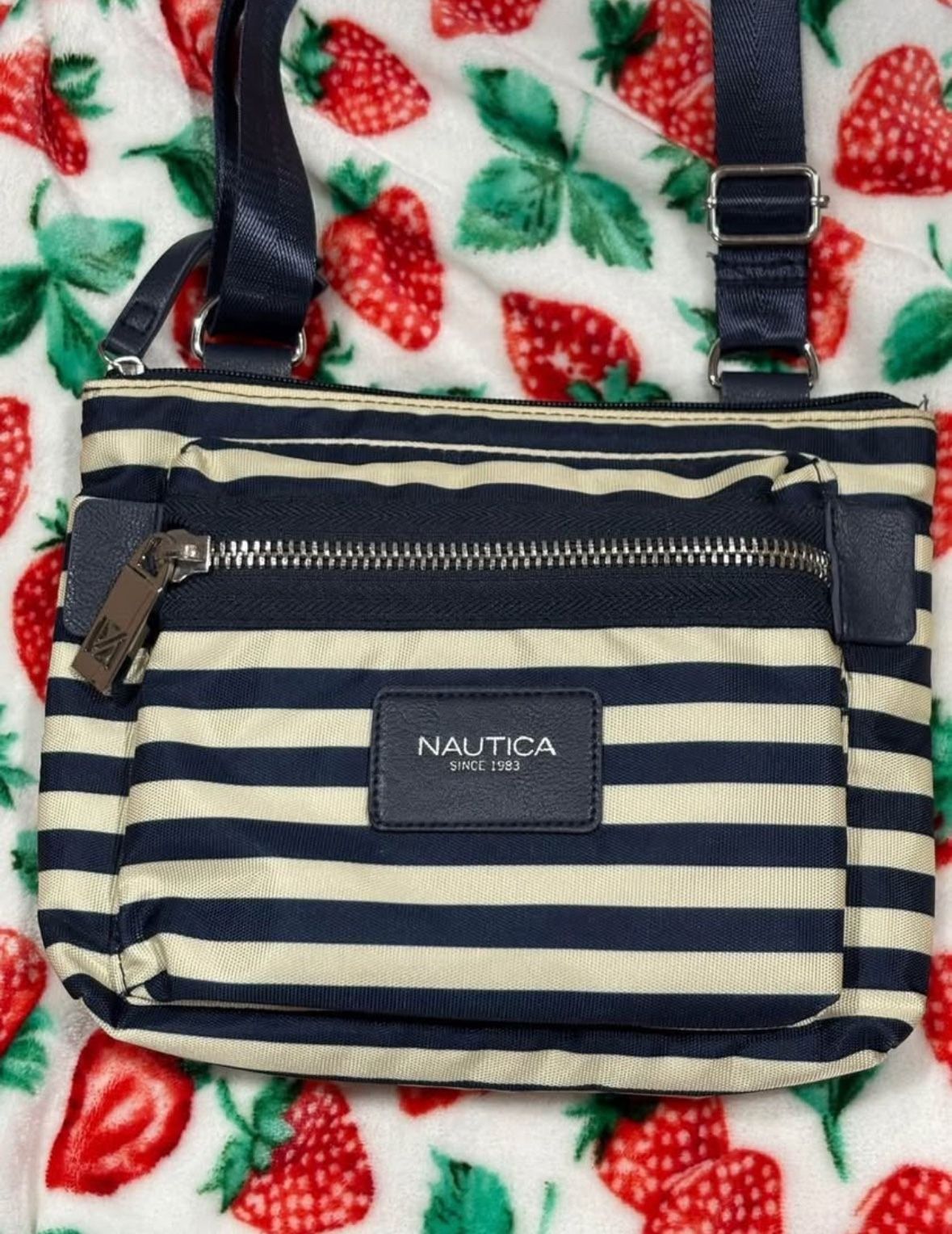 Striped Crossbody Purse Shoulder Bag Nautica