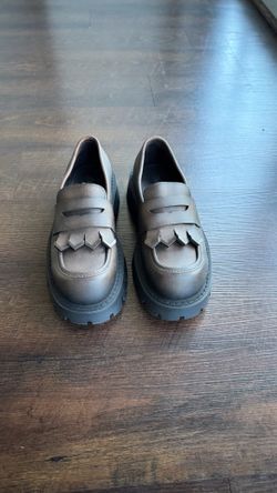 Zara Platform Shoes Brown Size 42