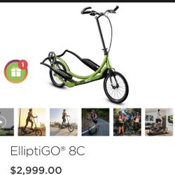 ELLIPTIGO 8c BIKE with Stationary