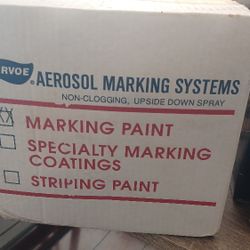 Marking paint. Orange.