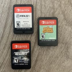 3 Nintendo Switch Games