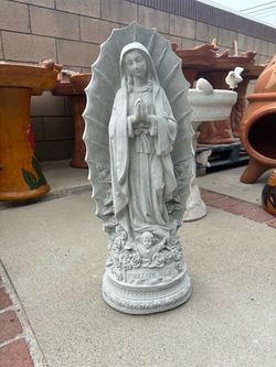 Statue virgen Guadalupe 26”