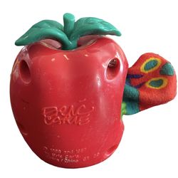 Vintage 1987 McDonald's Eric Carle Apple Worm Finger Puppet Figure 
