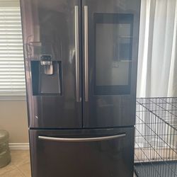 Samsung French door fridge with touch screen