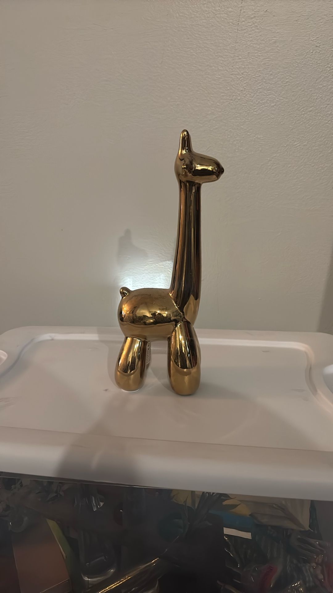 Gold Giraffe Decoration