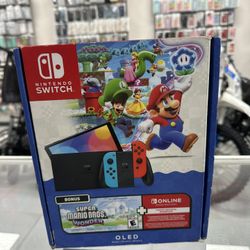 Nintendo Switch OLED Super Mario Bros Bundle! Finance For $50 Down Payment!!