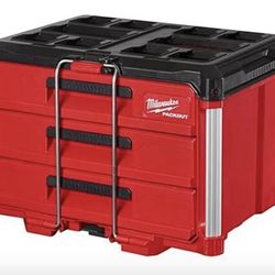 Milwauke Packout 3-Drawer Tool Box