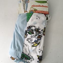 New Women’s 3XL (22w-24w) Nickelodeon Rugrats Winter Sleep Jogger Pants