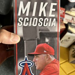 Mike Scioscia Bobblehead, $10