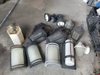 Exterior lights...take your pick. $5 to 15 each