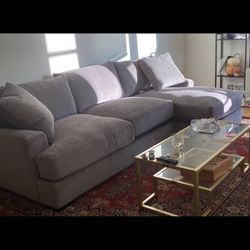 Comfy gray Sectional 