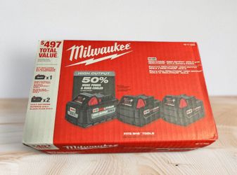 Milwaukee M18 REDLITHIUM Battery Pack Kit