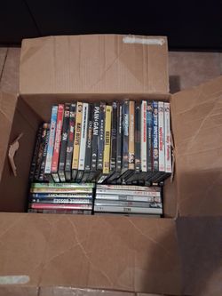 Box of over 55 dvd's