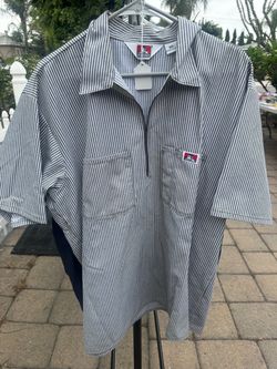 Ben Davis Half-Zip Work Shirt XL