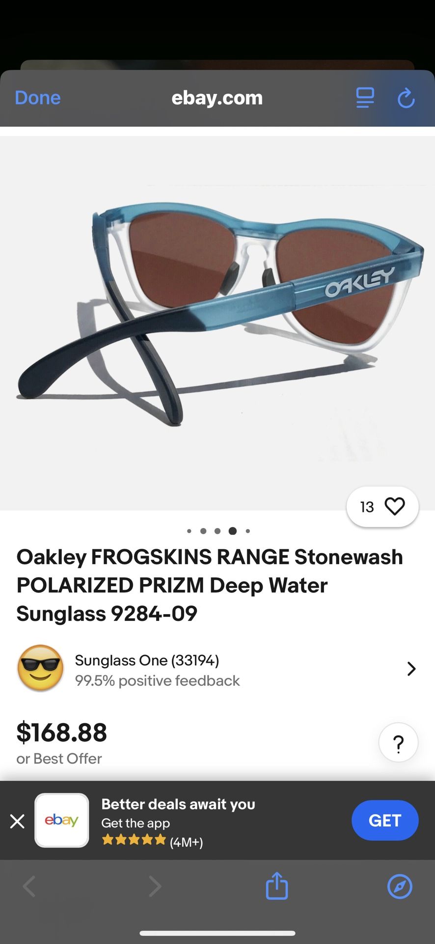 USED FROGSKIN OAKLEY SUNGLASSES.