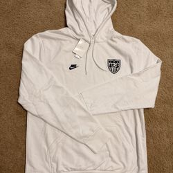 WORLD CUP 2026 NIKE FC / Authentic U.S. SOCCER FEDERATION Hoodie  / Men’s XXL / Brand New w/ Tags! / White & Navy Blue