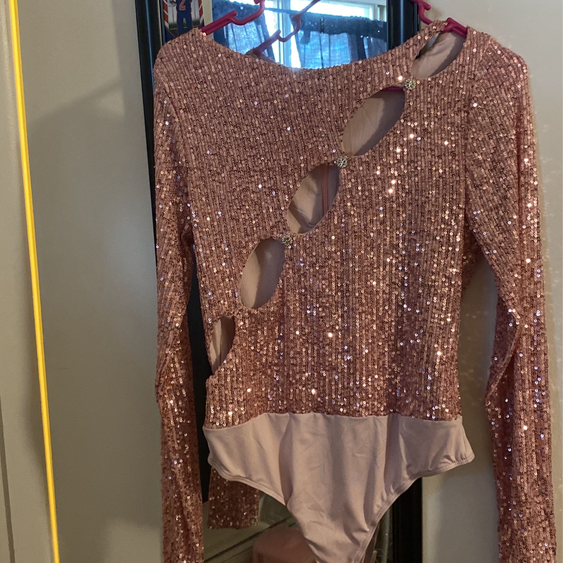 Fashion Nova Sequin Bodysuit 