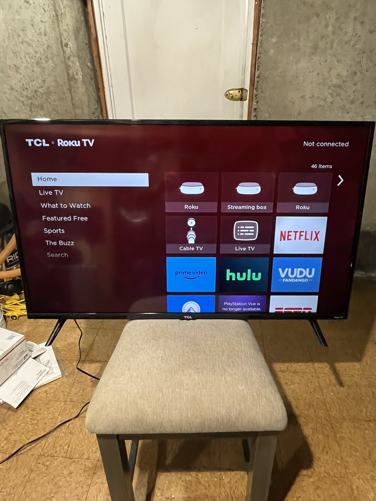 43” TCL-Roku 4K Smart TV