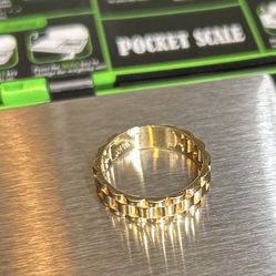 14k Gold Rolex Ring Size 7 