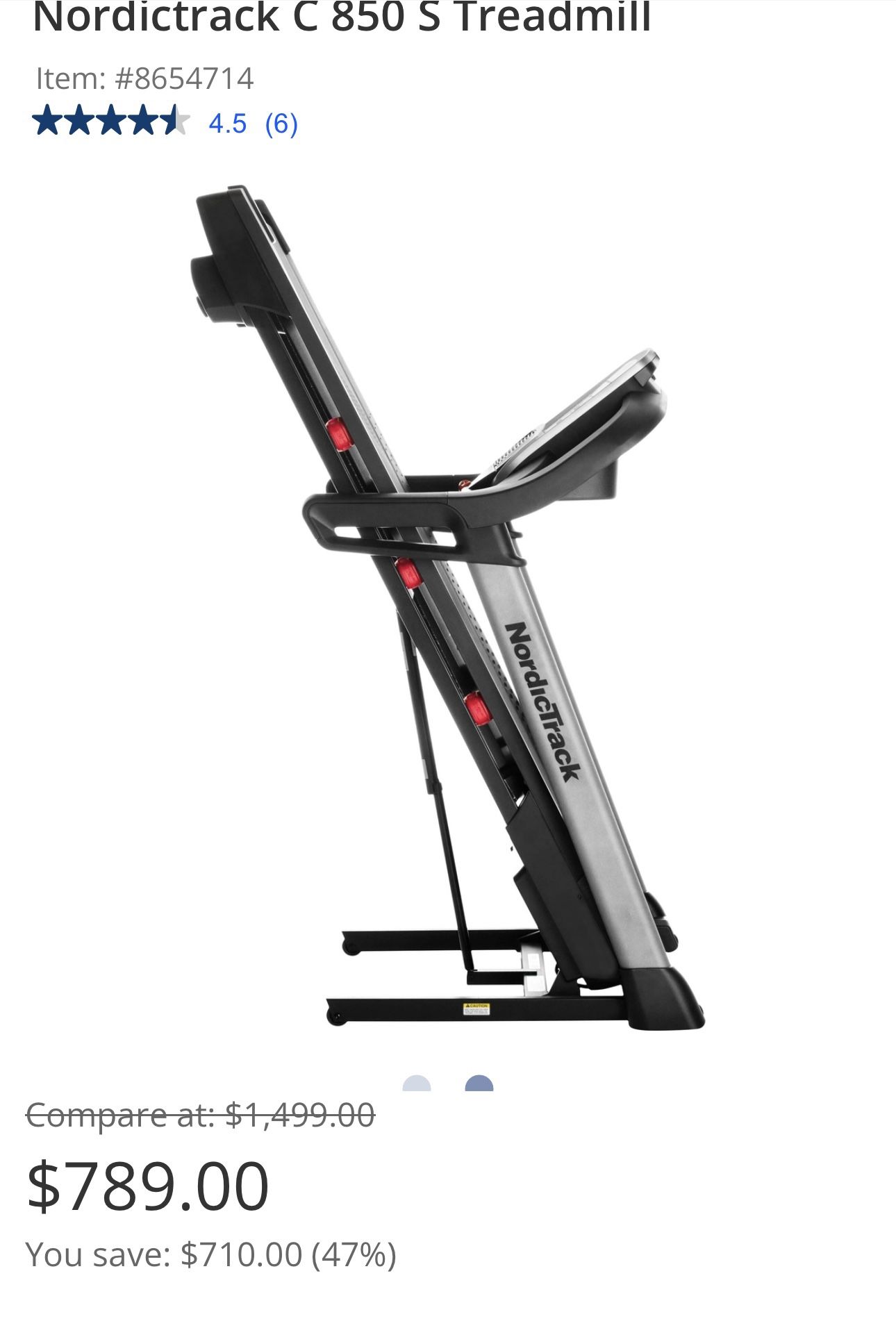 Nordictrack c 850s Treadmill for Sale in Oregon City OR OfferUp