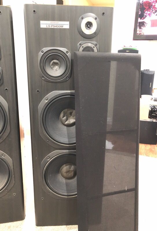 Kenwood twin woofer multi-drive unit system