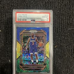 Chris Paul Blue, yellow green choice PSA 10