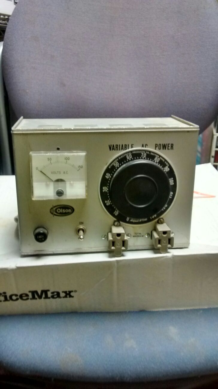 Olson variable power supply