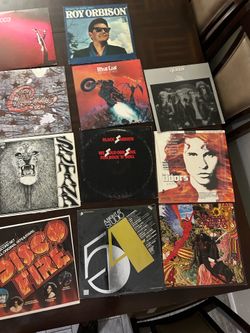 Vintage rock album lot