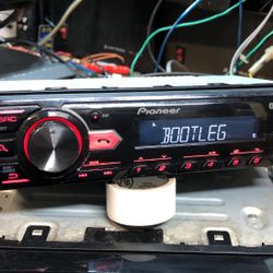 Pioneer Bluetooth Audio USB Auxiliary Car Stereo Head Unit 