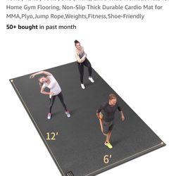 New 12x6 Extra Large Exercise Mat